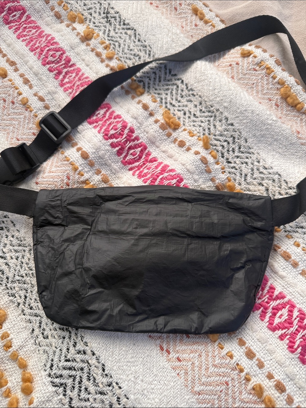 ALOHA Collection Black Nylon Belt Bag - Picture 3 of 3